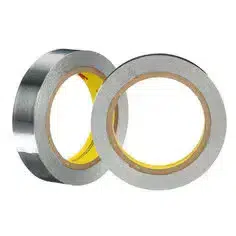 3M 1430 Shiny Silver Aluminum Foil-Reinforced Tape, 0.875in cricle (1000 per roll), 888519263471