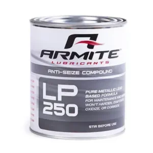 Armite Lubricants Lp-250 High Temperature Anti-Seize Compound Without Filler Gray 1 Lb Brush Top Can