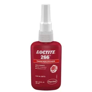 Henkel Loctite 266 Threadlocker High Strength Red 50 Ml Bottle