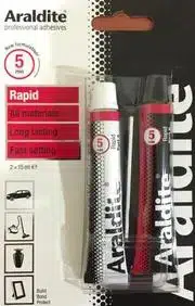 Huntsman Araldite Rapid 5min Red 15ml-kit
