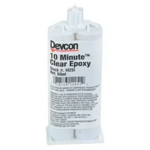 ITW Performance Polymers  10 Minute Epoxy Adhesive Clear 50 Ml Cartridge