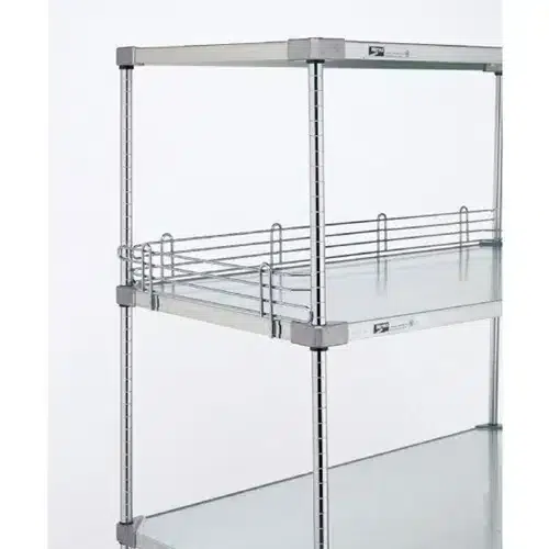 Limiting full shelf stainless steel 910/101 mm h