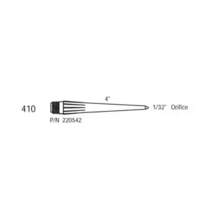 PPG Semco 220542, 410 Nozzle 0-25 In