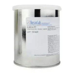 Resinlab Armstrong A661 Epoxy Adhesive Resin Part A Gray 1 Pint Can