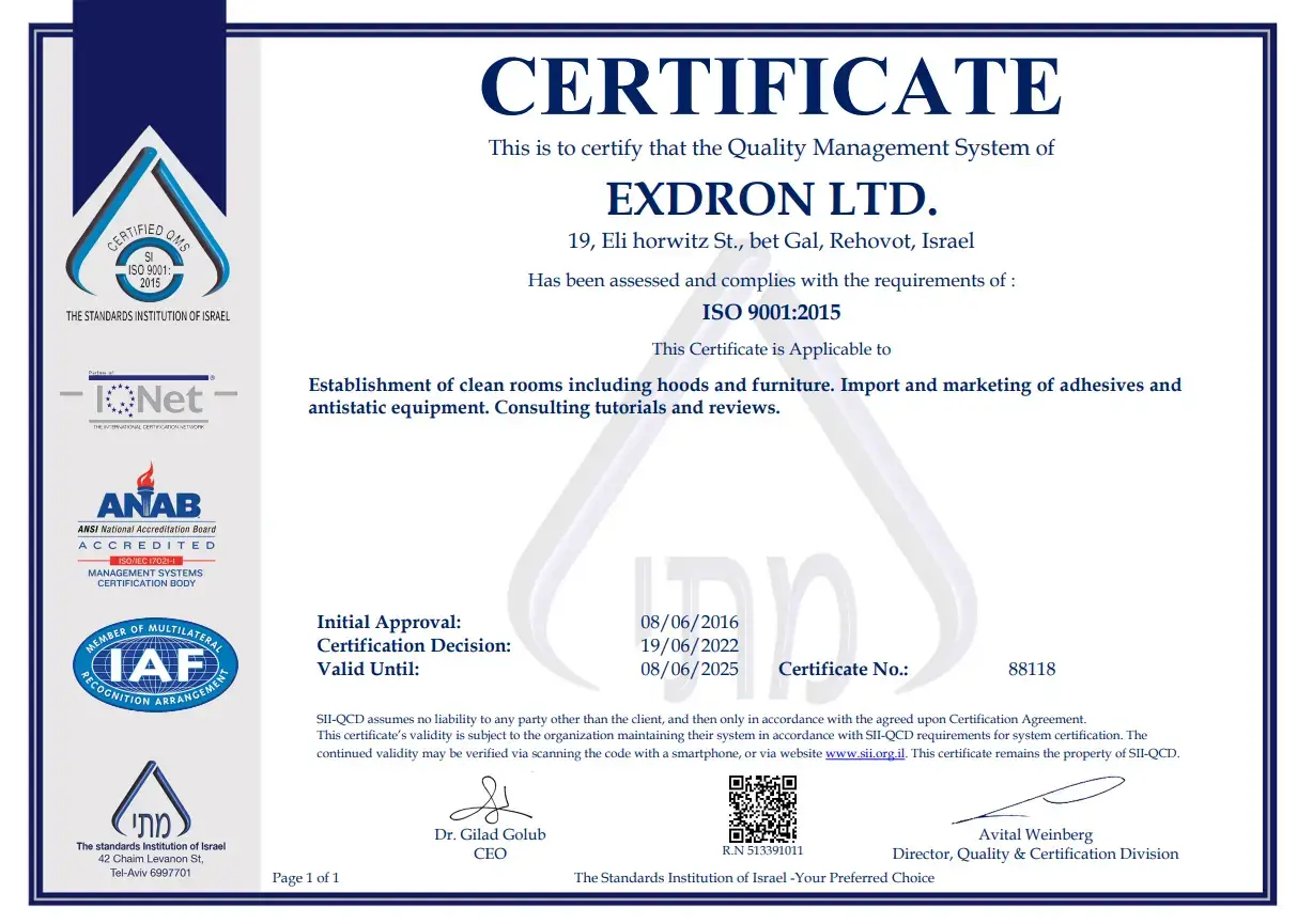 exdron certificate1