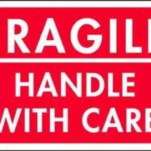 3 x 2" Shipping Label Fragile Handle with Care (50 per roll)
