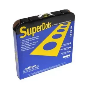 Superdots Mid tack Semi-permanent glue dots - Hot melt glue dots in rolls - Diameter 10 mm - per box of 5000 dots, AG2024
